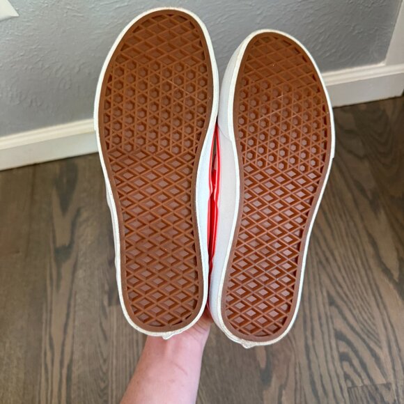 Vans Red Checkerboard Slip-On Sneakers | Size 8 - Picture 5 of 5